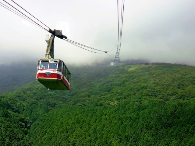 5. Travel up in the air on the Hakone Rope Way